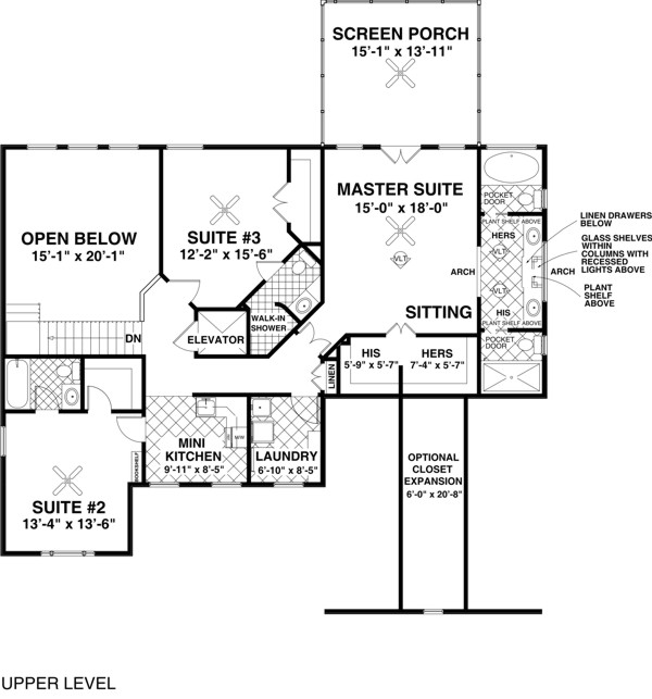 Upper Level Floorplan